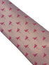 light baby pink tie with flamingo design