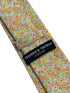 pink and yellow wildflower english meadow floral garden cotton tie in a Liberty style design