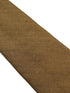 golden brown herringbone cotton tie