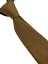 golden brown herringbone cotton tie