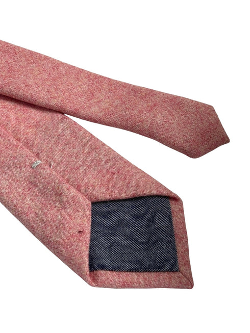 plain baby light pink wool tie