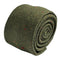 speckled dark khaki green wool tie