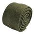 speckled dark khaki green wool tie