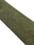 speckled dark khaki green wool tie