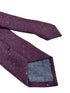 speckled dark purple wool tie