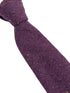 speckled dark purple wool tie