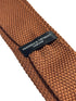 medium brown skinny knitted tie