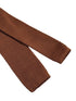 medium brown skinny knitted tie