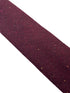 speckled maroon dark red burgundy 100% wool tie