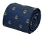 navy dark blue tie with an embroidered scales of justice law design
