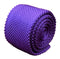bright purple knitted mens necktie