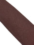 100% wool mens tie in dark chocolate brown