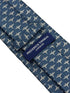 medium denim blue tie with fighter aeroplane design