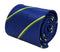 royal blue tie with yellow and green stripes