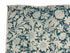 medium duck egg blue damask style floral cotton pocket square