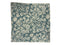 medium duck egg blue damask style floral cotton pocket square