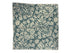 medium duck egg blue damask style floral cotton pocket square