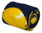 Navy cotton tie with yellow lemon design