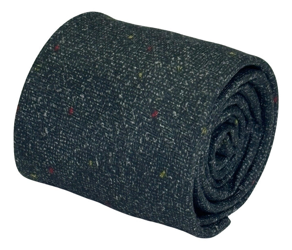 grey speckled cotton tie