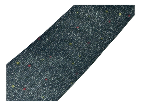 grey speckled cotton tie