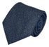 dark blue speckled cotton tie