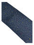 dark blue speckled cotton tie