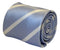 light blue tie with white stripe