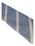 light blue tie with white stripe
