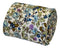 blue and ivory floral mens cotton tie