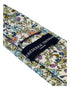 blue and ivory floral mens cotton tie