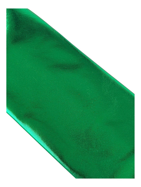 emerald green lame style tie