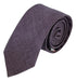 plum purple aubergine linen tie