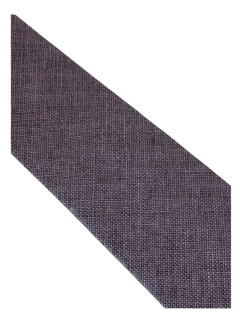 plum purple aubergine linen tie