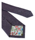 plum purple aubergine linen tie