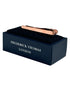 plain traditional rose gold coloured tie clip