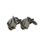sailing boat silver style colour cufflinks