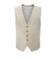 Skopes Caspian Suit Waistcoat For Men in Stone Beige, 34R-62R