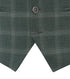 Skopes Parker Suit Waistcoat For Men in Green Check, 34R-62R