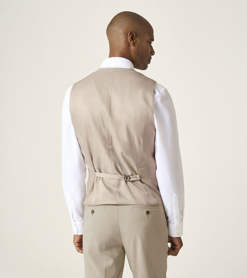 Skopes Caspian Suit Waistcoat For Men in Stone Beige, 34R-62R