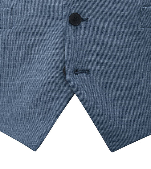 Skopes Lucien Suit Waistcoat For Men in Teal Blue, 34R-62R