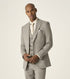 Skopes Calvados Linen Blend Tailored Fit Suit Jacket For Men in Stone Beige, 36S-62L