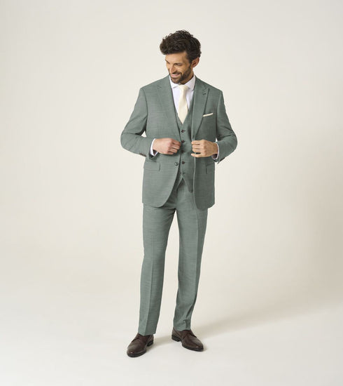 Skopes Elio Suit Waistcoat For Men in Sage Green, 34R-62R