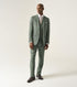 Skopes Calvados Linen Blend Tailored Fit Suit Jacket For Men in Sage, 36S-62L