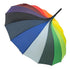 Boutique Classic Pagoda Umbrella in Rainbow