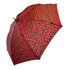 Retro Leopard Print in Fire Red with matching handle