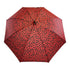 Retro Leopard Print in Fire Red with matching handle