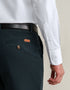 Self Textured White Formal Shirt