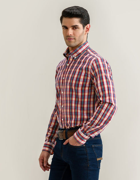 Multicolour Casual Check Shirt