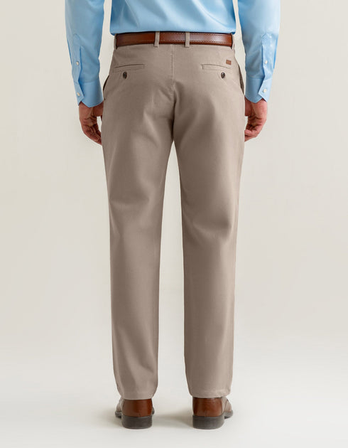 Beige Performance Chino Trouser