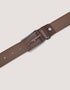 Dark Brown Leather Belt